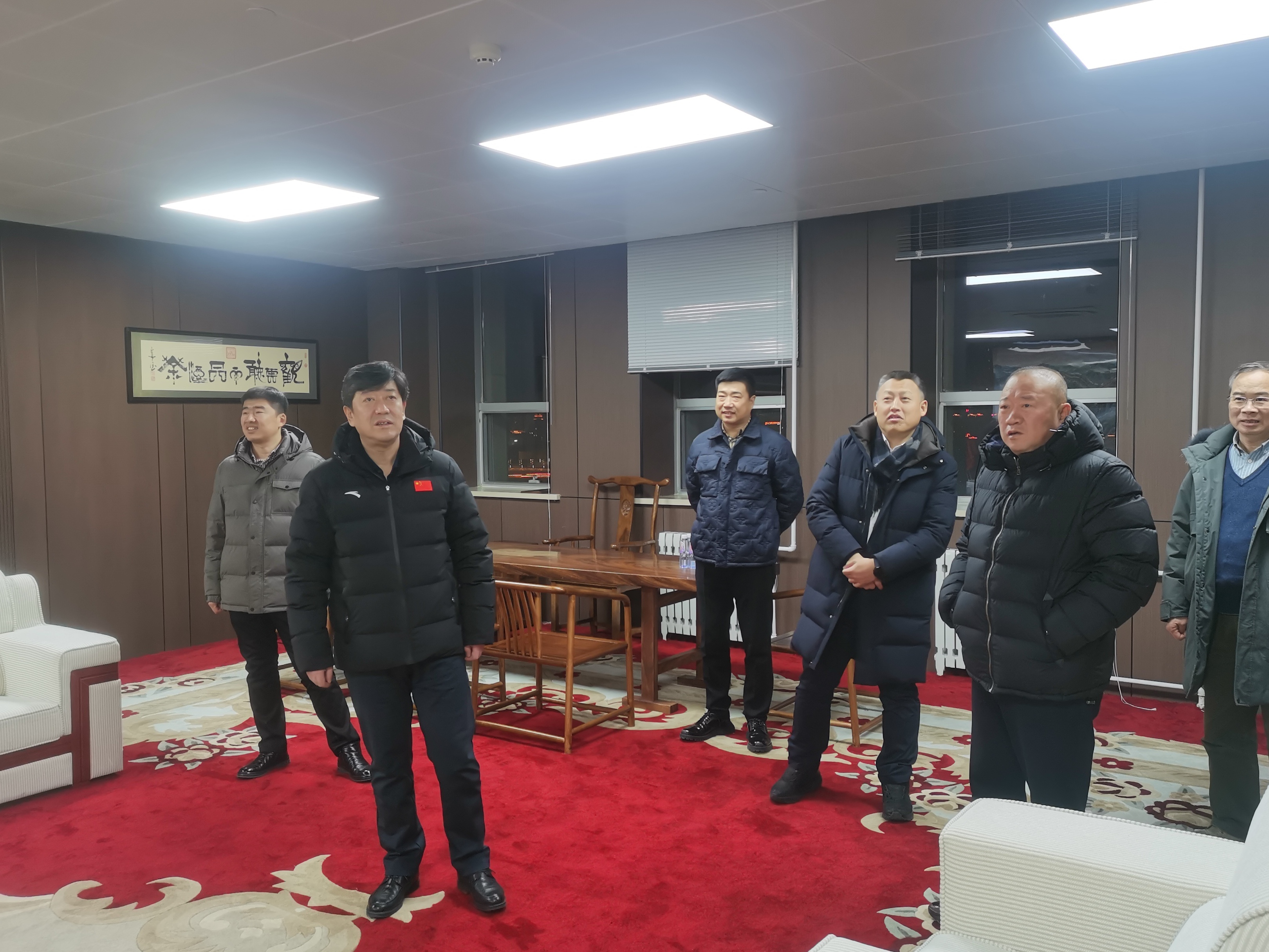 2024年2月4日 大慶市薩爾圖區(qū)區(qū)委書記、區(qū)長等一行到公司調(diào)研